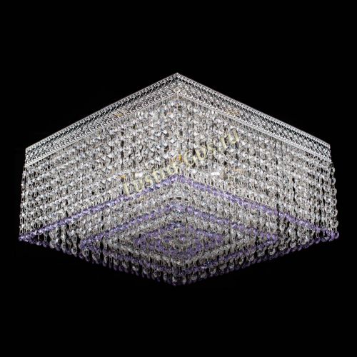 Люстра Квадрат Венеция №5 фиолетовая в Новокузнецке Гусь Хрустальный