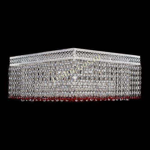 Люстра Квадрат Венеция №5 красная в Новокузнецке Люстра Квадрат Венеция №5 красная в Новокузнецке