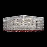 Люстра Квадрат Венеция №5 красная в Новокузнецке Люстра Квадрат Венеция №5 красная в Новокузнецке