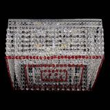 Люстра Квадрат Венеция №5 красная в Новокузнецке Люстра Квадрат Венеция №5 красная в Новокузнецке