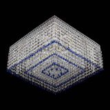 Люстра Квадрат Венеция №5 синяя в Новокузнецке