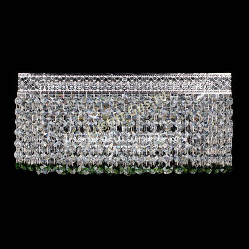 Люстра Квадрат Венеция №5 зеленая в Новокузнецке Гусь Хрустальный