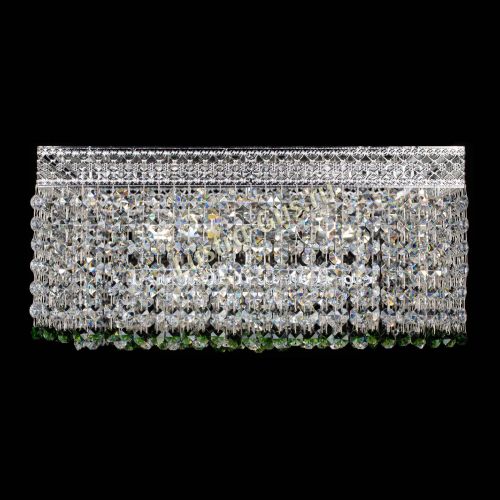 Люстра Квадрат Венеция №5 зеленая в Новокузнецке Гусь Хрустальный