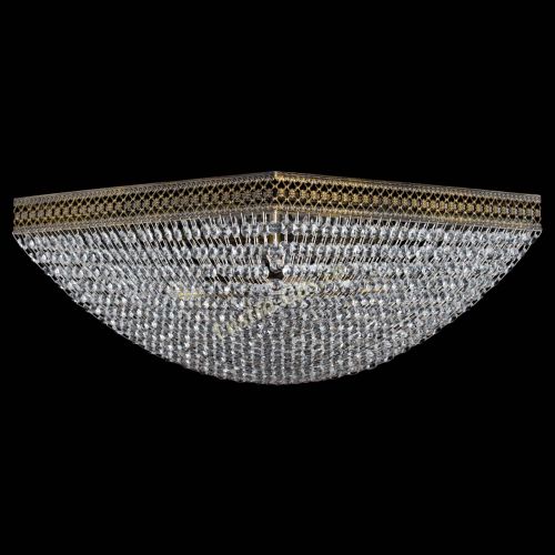 Люстра Квадрат Венеция сетка №3 под бронзу в Новокузнецке Гусь Хрустальный