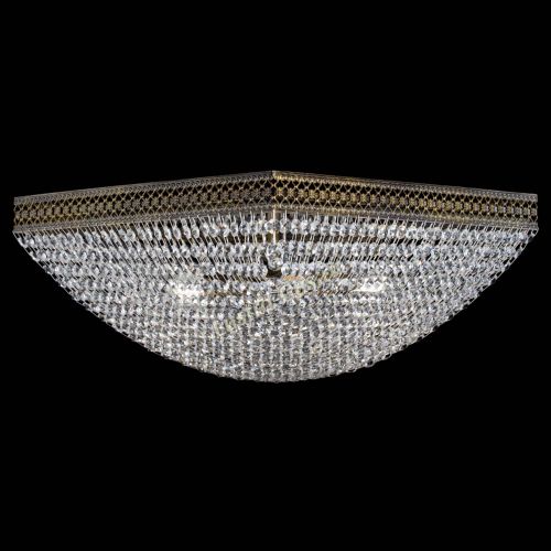 Люстра Квадрат Венеция сетка №3 под бронзу в Новокузнецке Гусь Хрустальный