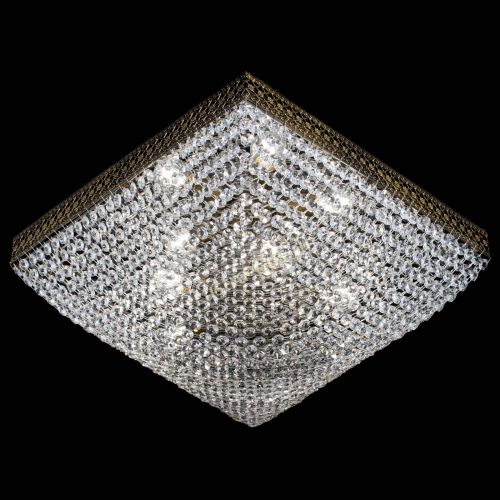 Люстра Квадрат Венеция сетка №3 под бронзу в Новокузнецке Гусь Хрустальный