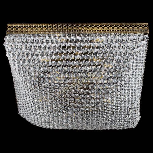 Люстра Квадрат Венеция сетка №3 под бронзу в Новокузнецке Гусь Хрустальный