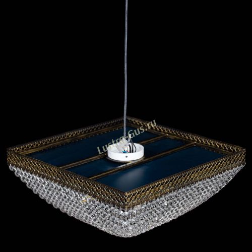 Люстра Квадрат Венеция сетка №3 под бронзу в Новокузнецке Гусь Хрустальный