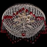 Люстра Лацио №5 журавлик красная в Новокузнецке