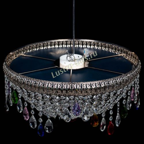 Люстра Лацио №5 журавлик разноцветная в Новокузнецке Гусь Хрустальный