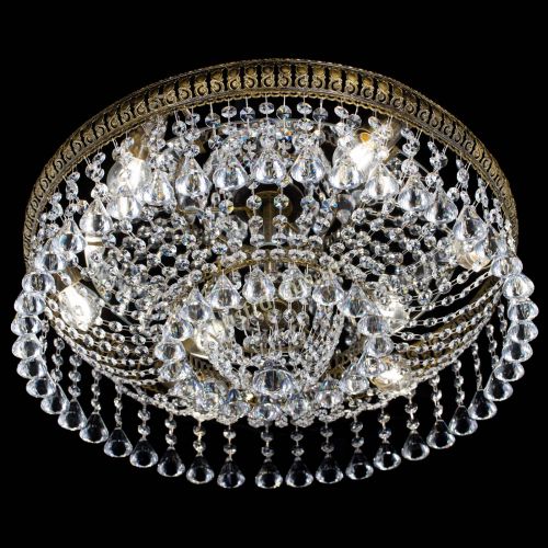 Люстра Лацио Капель Конусы под бронзу в Новокузнецке Гусь Хрустальный