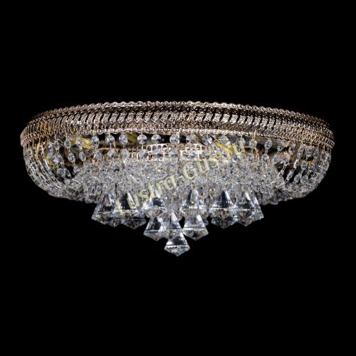 Люстра Лацио №1 конус - 6 ламп в Новокузнецке Гусь Хрустальный