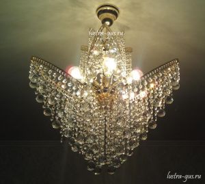 Люстра Лилия № 2 шар в Новокузнецке отзыв и фото покупателя