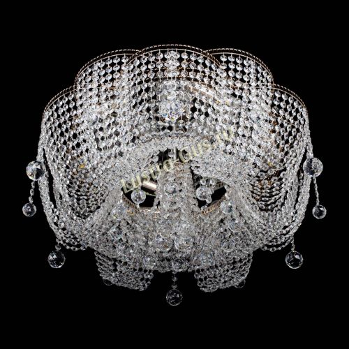 Люстра Лотос №2 700 мм шар в Новокузнецке Гусь Хрустальный