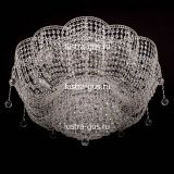 Люстра Лотос Александра, диаметр 700 мм, цвет серебро, Люстры Гусь Хрустальный Люстра Лотос Александра, диаметр 700 мм, цвет серебро, Люстры Гусь Хрустальный