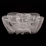 Люстра Лотос Елена, диаметр 700 мм, цвет серебро, Люстры Гусь Хрустальный Люстра Лотос Елена, диаметр 700 мм, цвет серебро, Люстры Гусь Хрустальный