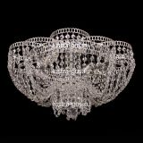 Люстра Лотос Пион, диаметр 500 мм, цвет серебро, Люстры Гусь Хрустальный Люстра Лотос Пион, диаметр 500 мм, цвет серебро, Люстры Гусь Хрустальный