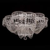 Люстра Лотос Пион, диаметр 600 мм, цвет серебро, Люстры Гусь Хрустальный Люстра Лотос Пион, диаметр 600 мм, цвет серебро, Люстры Гусь Хрустальный