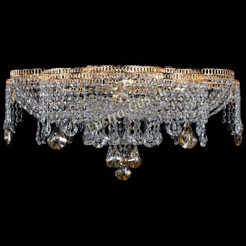 Люстра Лотос Стелла Осень 700 мм в Новокузнецке Гусь Хрустальный