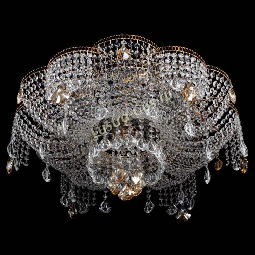 Люстра Лотос Стелла Осень 700 мм в Новокузнецке Гусь Хрустальный