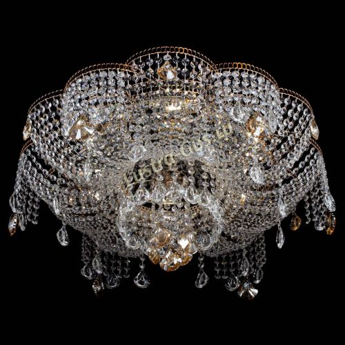 Люстра Лотос Стелла Осень 700 мм в Новокузнецке Гусь Хрустальный