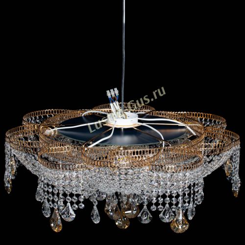 Люстра Лотос Стелла Осень 700 мм в Новокузнецке Гусь Хрустальный