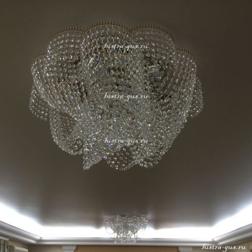 Люстра Лотос Василиса 6 ламп в Новокузнецке Гусь Хрустальный