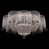 Люстра Лотос, диаметр 700 мм, цвет серебро, Люстры Гусь Хрустальный Люстра Лотос, диаметр 700 мм, цвет серебро, Люстры Гусь Хрустальный