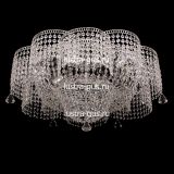 Люстра Лотос, диаметр 700 мм, цвет серебро, Люстры Гусь Хрустальный Люстра Лотос, диаметр 700 мм, цвет серебро, Люстры Гусь Хрустальный