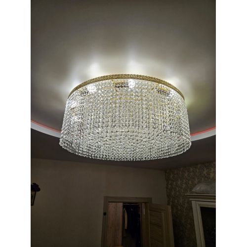 Люстра Милан капель №10 в Новокузнецке Гусь Хрустальный