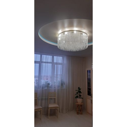 Люстра Милан капель №10 в Новокузнецке Гусь Хрустальный