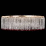 Люстра Милан капель №12 красная в Новокузнецке