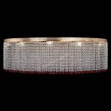 Люстра Милан капель №12 красная в Новокузнецке