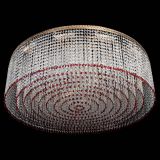 Люстра Милан капель №12 красная в Новокузнецке