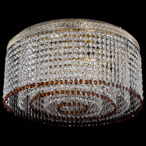 Люстра Милан капель оптикон Чайная в Новокузнецке Гусь Хрустальный