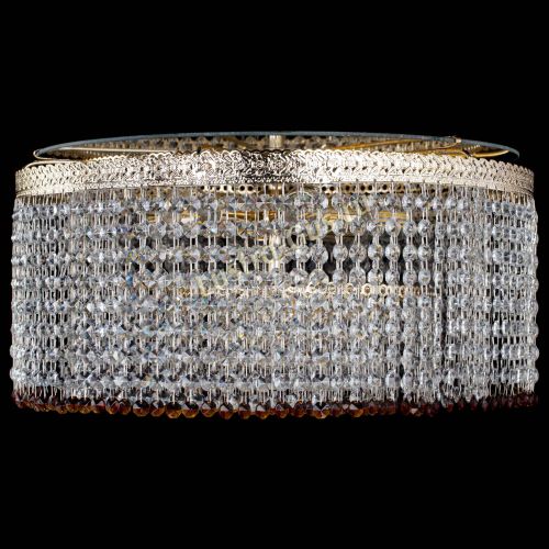 Люстра Милан капель оптикон Чайная в Новокузнецке Гусь Хрустальный