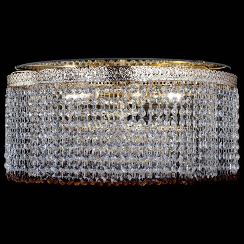 Люстра Милан капель оптикон Чайная в Новокузнецке Гусь Хрустальный