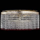 Люстра Милан капель оптикон Красная в Новокузнецке