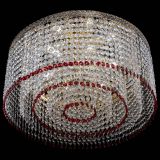 Люстра Милан капель оптикон Красная в Новокузнецке