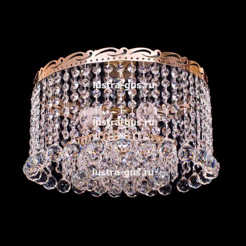 Люстра Анжелика 3 лампы + низ 2 в Новокузнецке Гусь Хрустальный