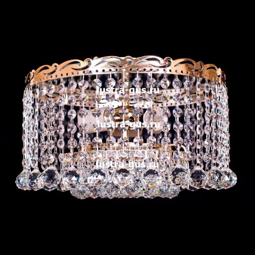 Люстра Анжелика 3 лампы + низ 2 в Новокузнецке Гусь Хрустальный