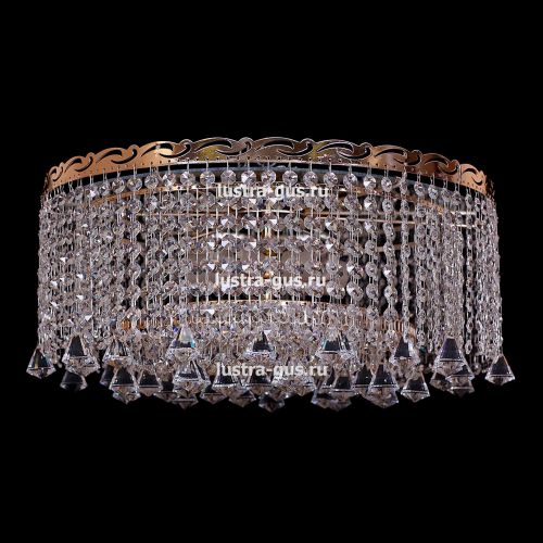 Люстра Капель №2 конус в Новокузнецке Гусь Хрустальный