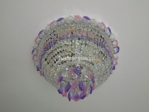 Люстра Катерина дубик цветная в Новокузнецке отзыв и фото покупателя