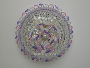 Люстра Катерина дубик цветная в Новокузнецке отзыв и фото покупателя