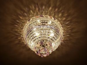 Люстра Катерина дубик цветная в Новокузнецке отзыв и фото покупателя