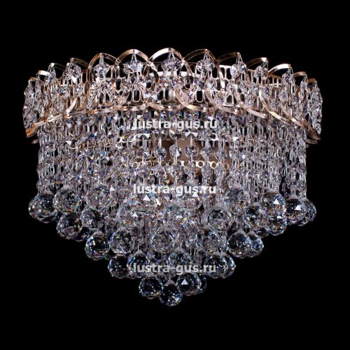 Люстра Катерина пирамида Шар 2 в Новокузнецке Гусь Хрустальный