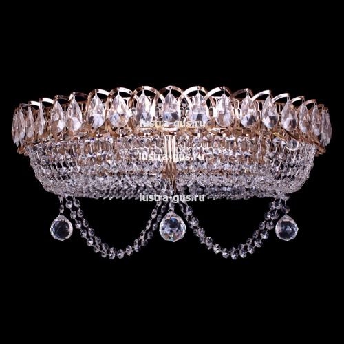 Люстра Кольцо Блин в Новокузнецке Гусь Хрустальный