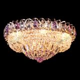 Люстра Кольцо Классика фиолетовая, диаметр 450 мм, цвет золото, Люстры Гусь Хрустальный Люстра Кольцо Классика фиолетовая, диаметр 450 мм, цвет золото, Люстры Гусь Хрустальный