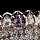 Люстра Кольцо Классика фиолетовая, диаметр 450 мм, цвет золото, Люстры Гусь Хрустальный Люстра Кольцо Классика фиолетовая, диаметр 450 мм, цвет золото, Люстры Гусь Хрустальный