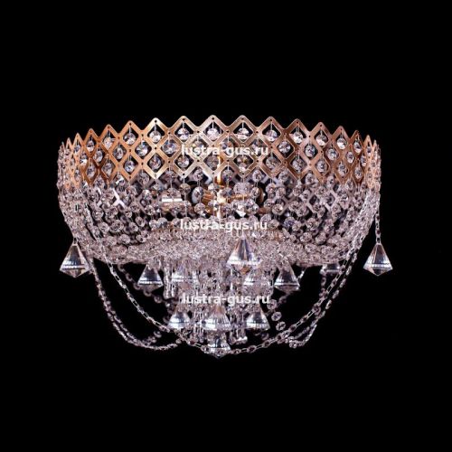 Люстра Корона №2 - 5 ламп в Новокузнецке Гусь Хрустальный
